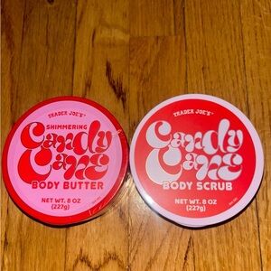 Candy Cane Body Butter and Scrub Set - Red